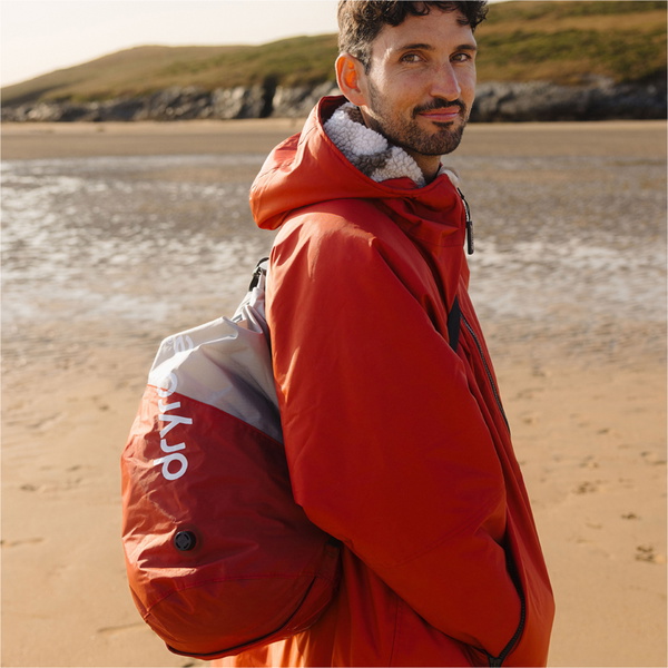 2026 Dryrobe Compression Bag COMPRESSIONBAG - Burnt Orange / Stone